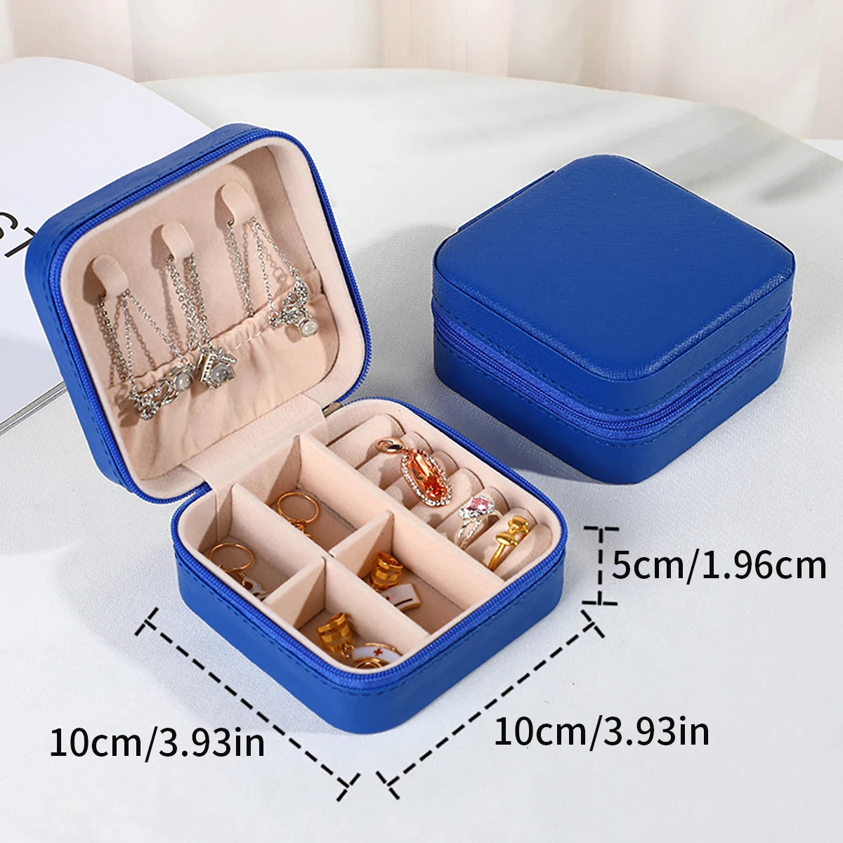 Leather Jewelry Mini Storage Box