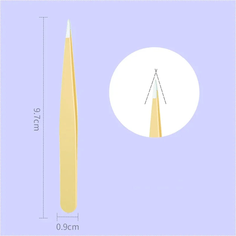 1Pcs Eyebrow Tweezers