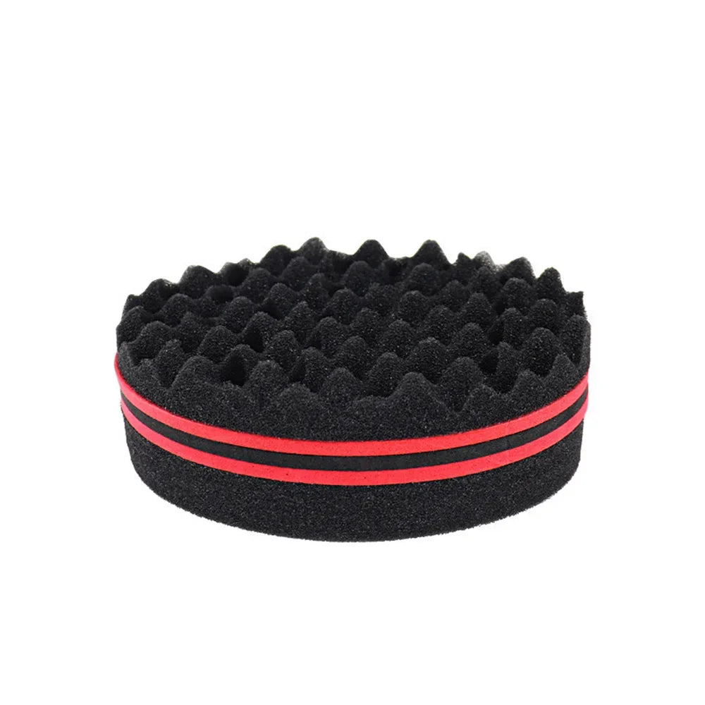 Oval Double Hair Sponge Brush