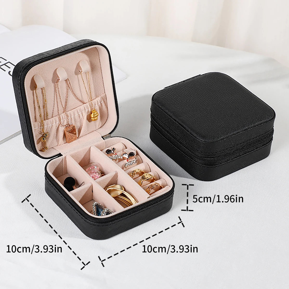 Leather Jewelry Mini Storage Box