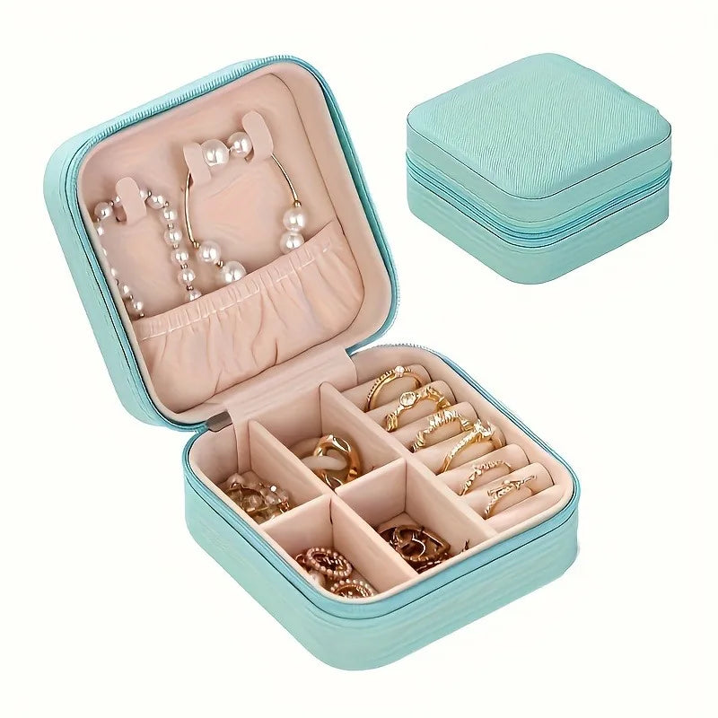 Leather Jewelry Mini Storage Box