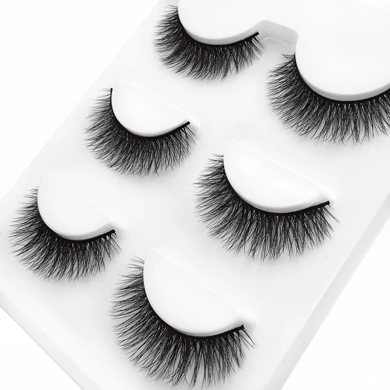 3 pairs 3D Faux Mink Eyelashes