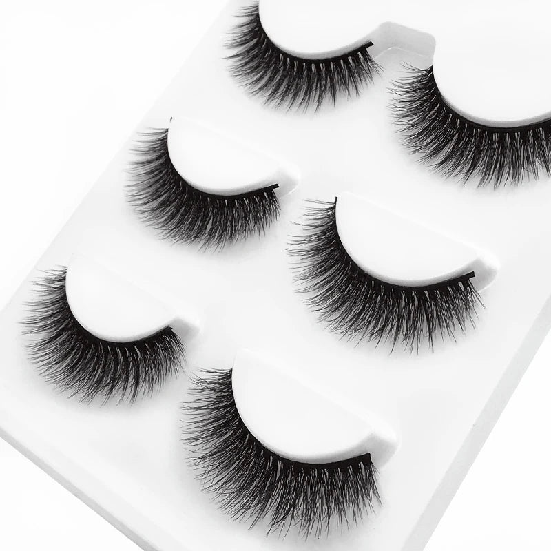3 pairs 3D Faux Mink Eyelashes