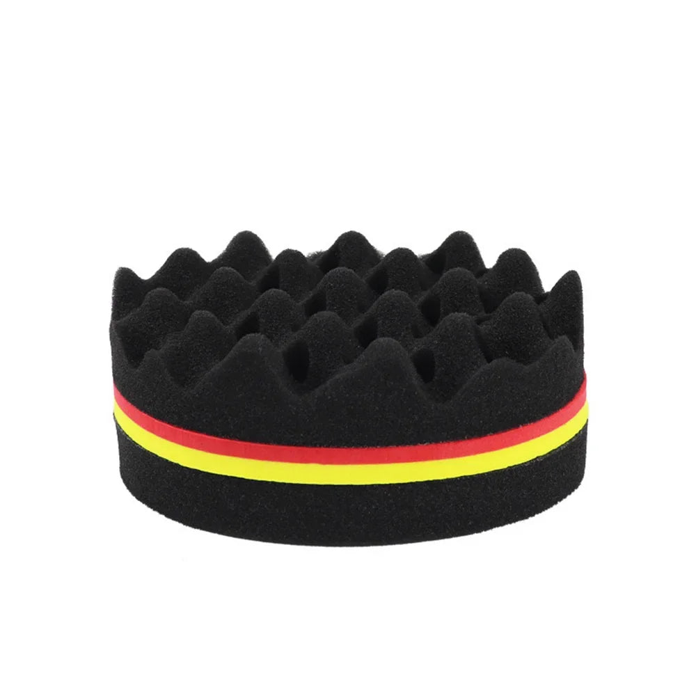 Oval Double Hair Sponge Brush