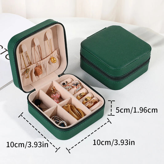 Leather Jewelry Mini Storage Box