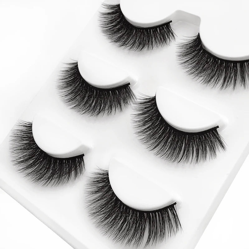 3 pairs 3D Faux Mink Eyelashes