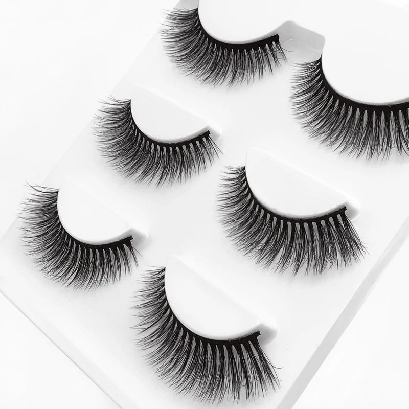 3 pairs 3D Faux Mink Eyelashes
