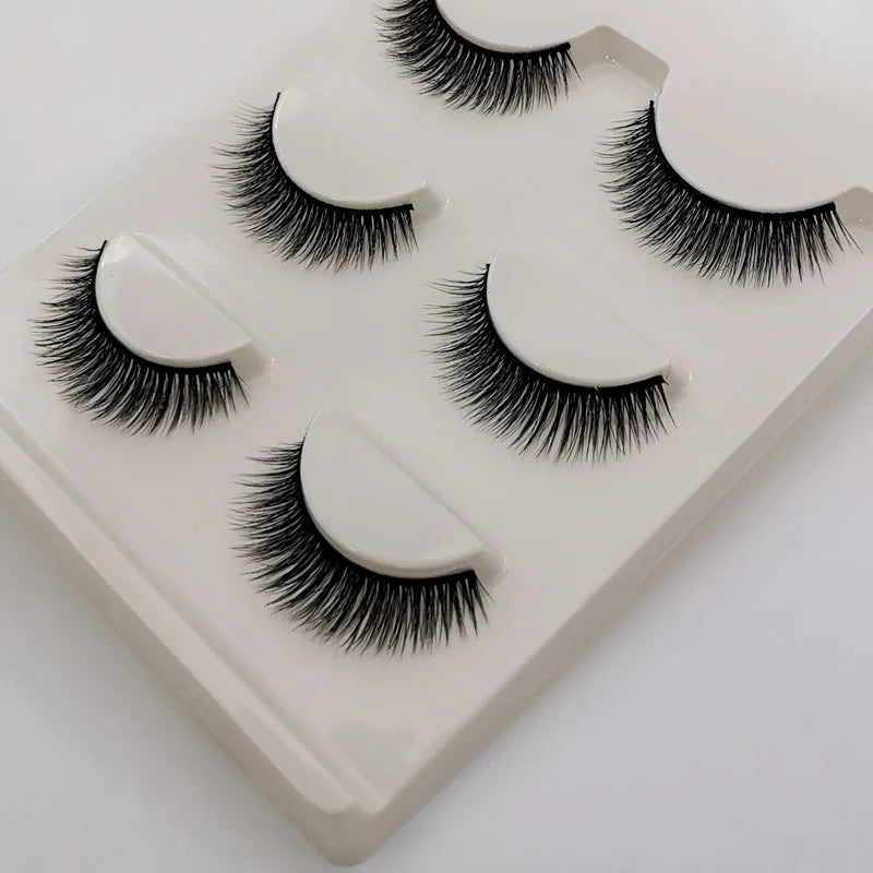 3 pairs 3D Faux Mink Eyelashes