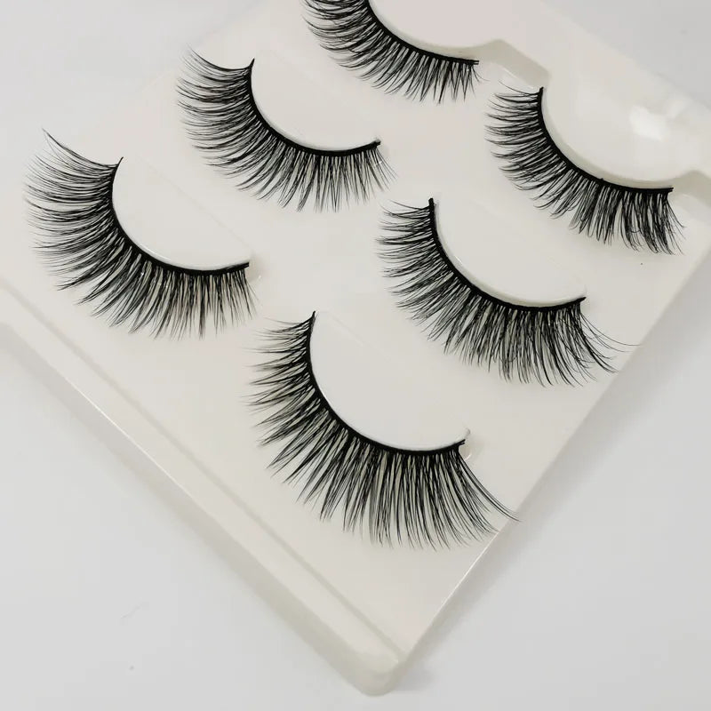 3 pairs 3D Faux Mink Eyelashes