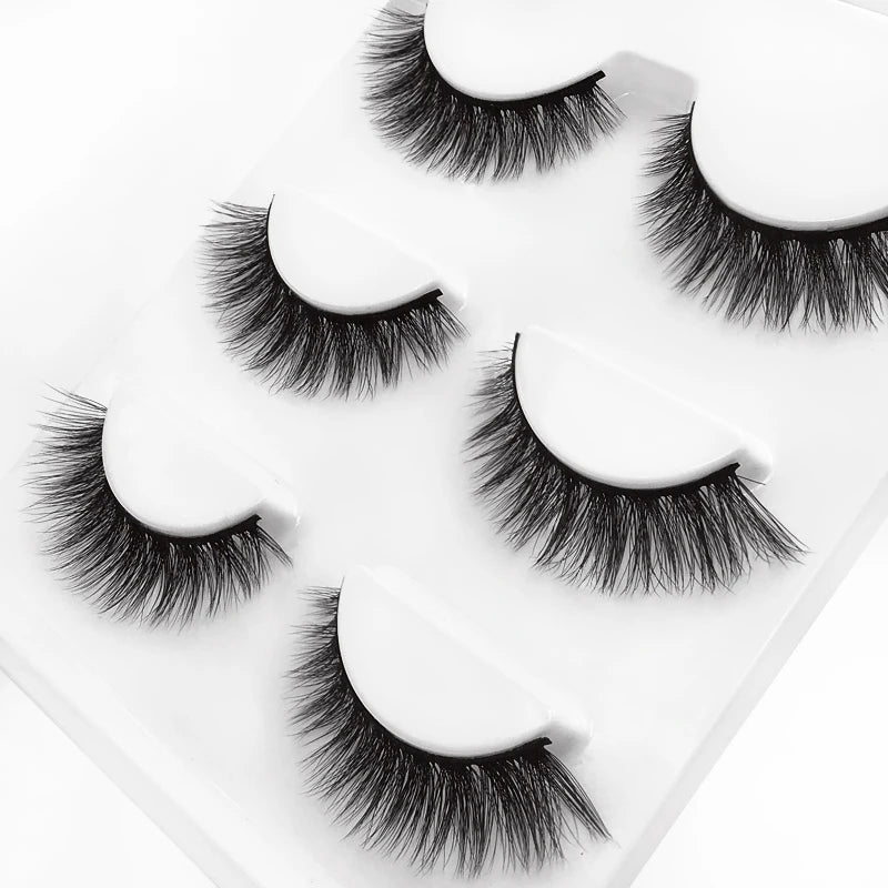 3 pairs 3D Faux Mink Eyelashes