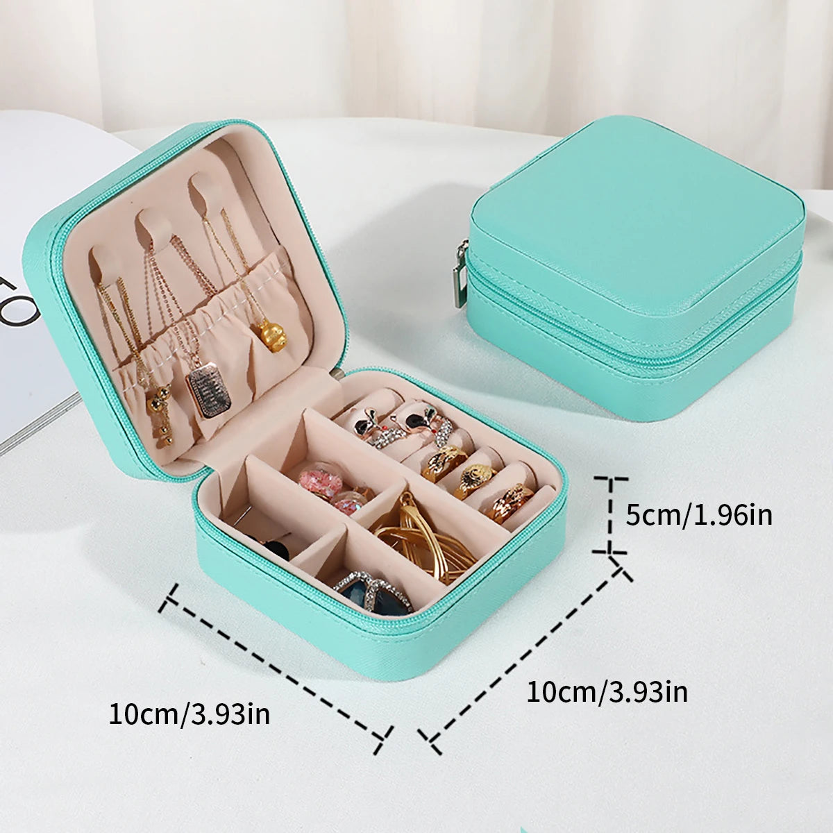 Leather Jewelry Mini Storage Box