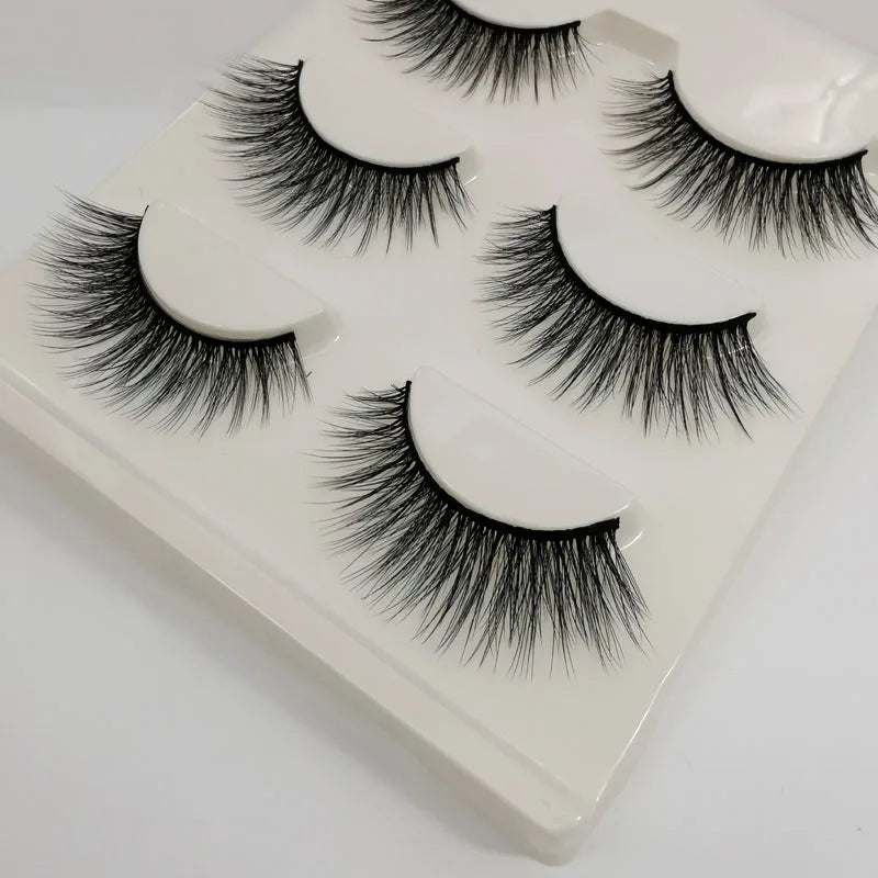 3 pairs 3D Faux Mink Eyelashes