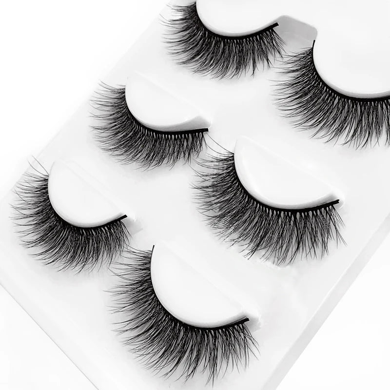 3 pairs 3D Faux Mink Eyelashes