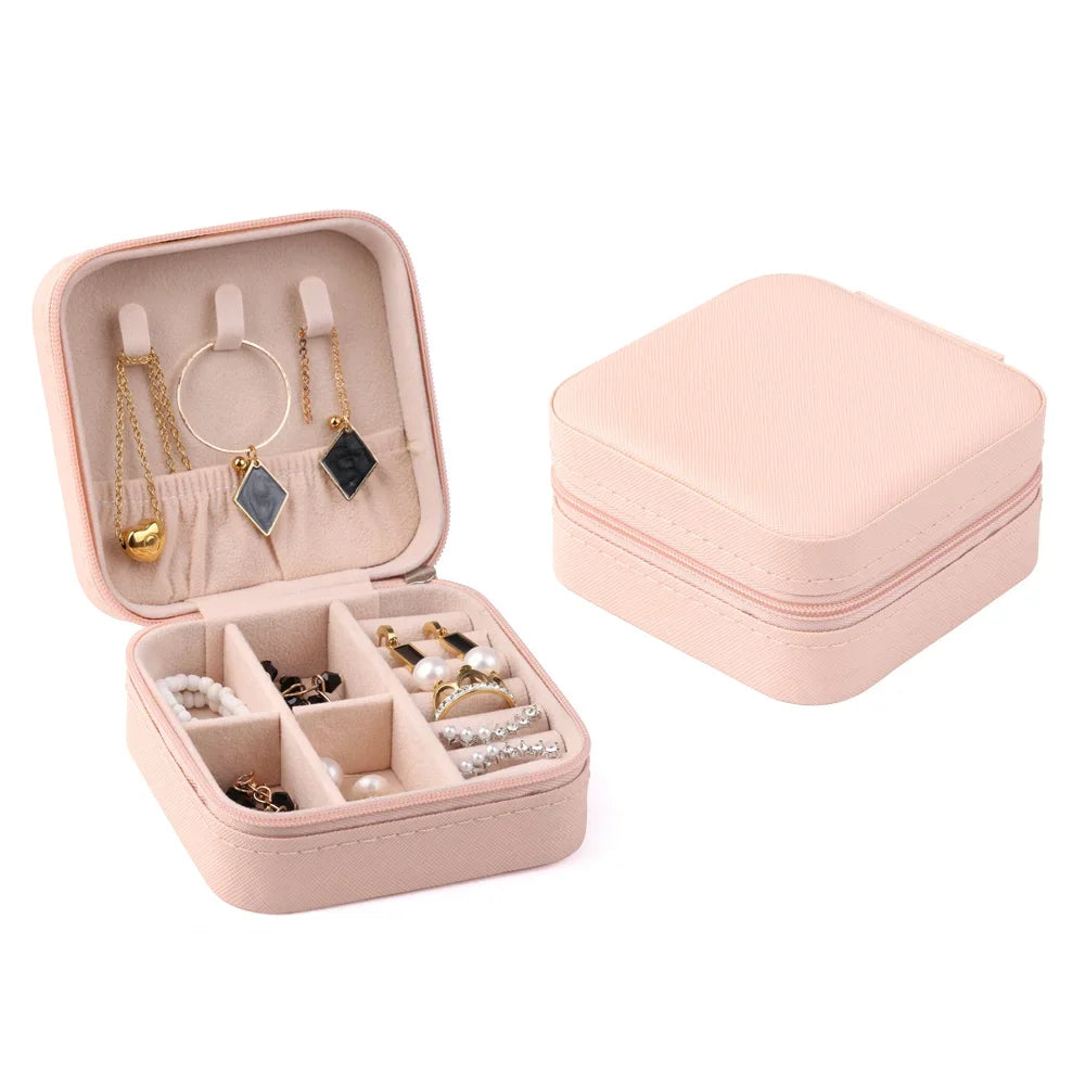 Leather Jewelry Mini Storage Box