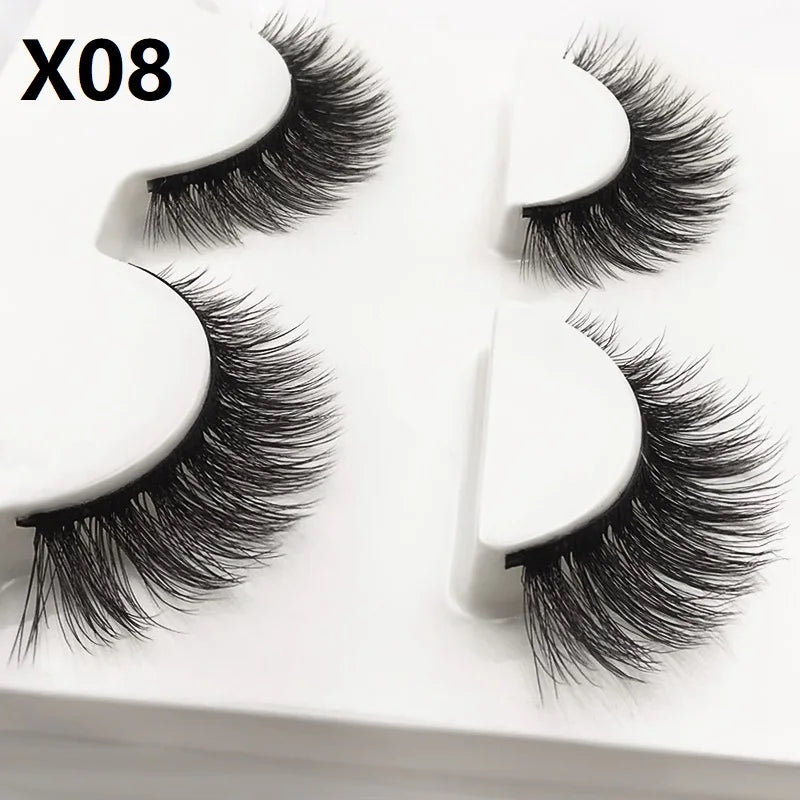 3 pairs 3D Faux Mink Eyelashes