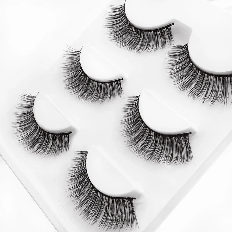 3 pairs 3D Faux Mink Eyelashes