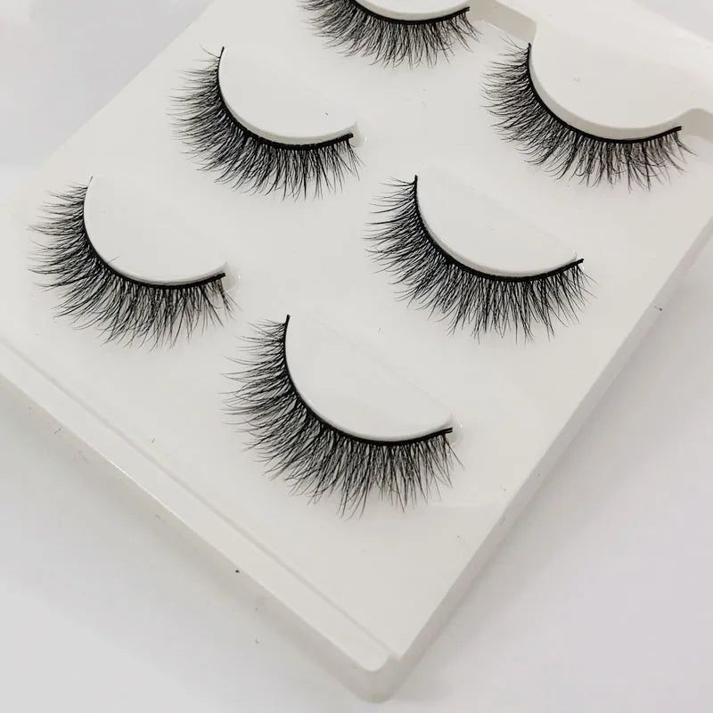 3 pairs 3D Faux Mink Eyelashes