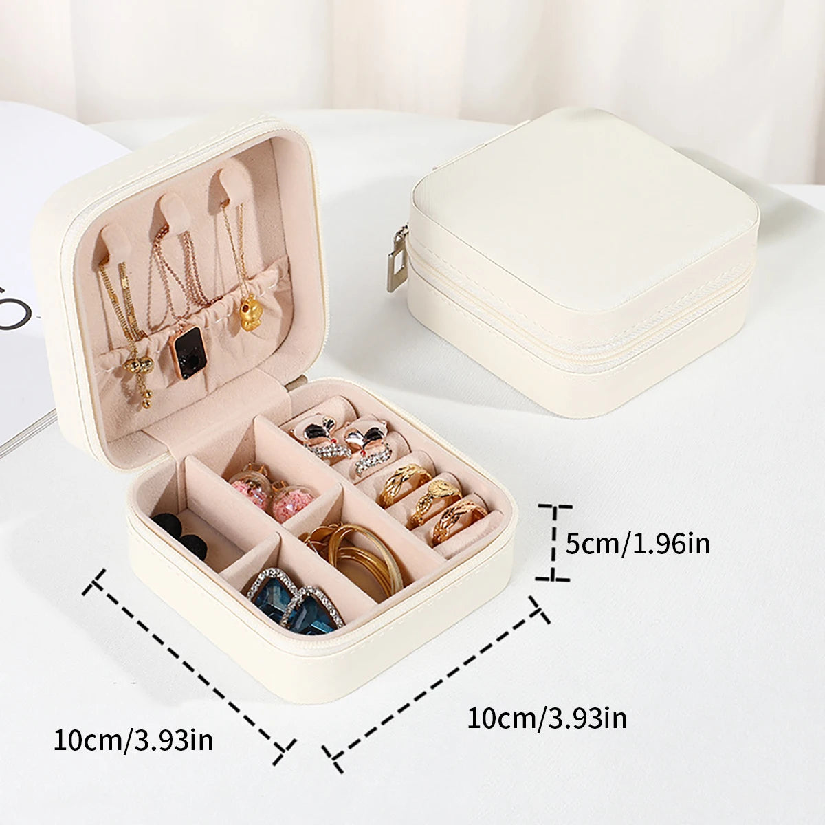 Leather Jewelry Mini Storage Box