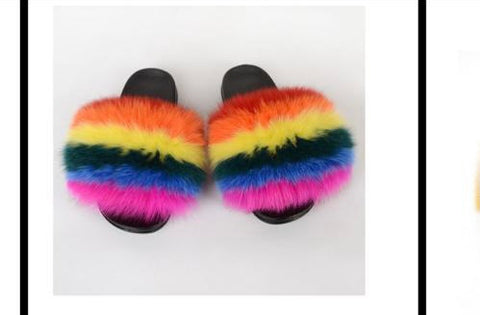 Rainbow Furry Slides